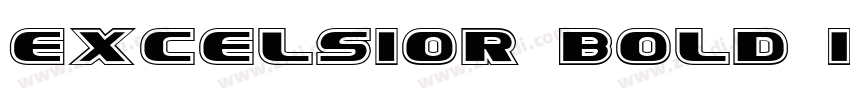 Excelsior Bold Ital字体转换